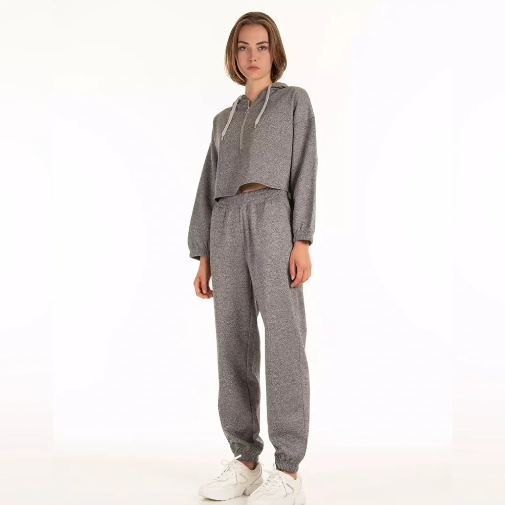 Zara Gray Women's Jogger Set - Picture 1 of 12